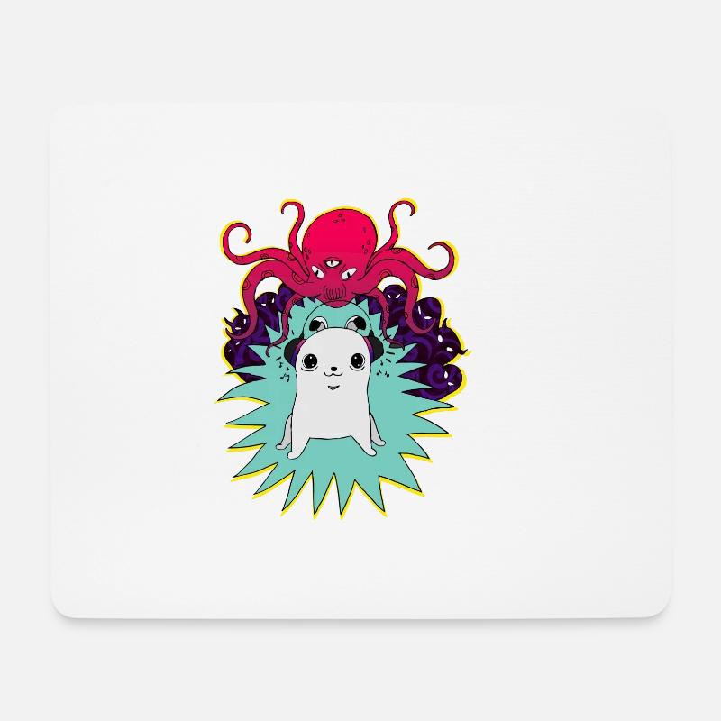 Leave Me Alone - Mousepad (Querformat) - Weiß