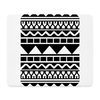 Maori Geometric Maori Pattern - Mouse Pad (horizontal) - white - Front