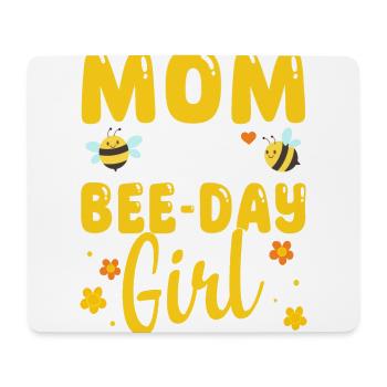 Mutter des Bee Day Mädchens Geburtstag - Mousepad (Querformat) - Weiß - Vorne