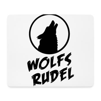 Wolf Wölfe Wolfsrudel Party Freunde Gang - Mousepad (Querformat) - Weiß - Vorne