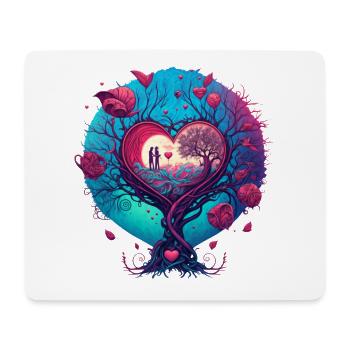 Valentine's Day | Valentine's Day | Love | Love - Mouse Pad (horizontal) - white - Front