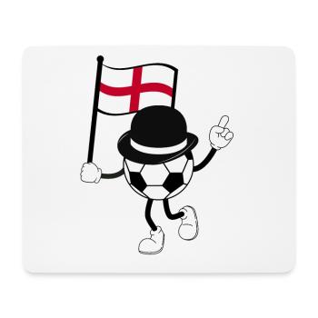 Fußball Soccer England - EM 2024 - Mousepad (Querformat) - Weiß - Vorne