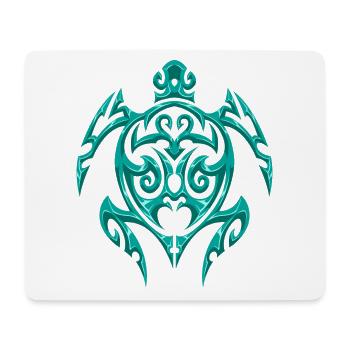 Maori Schildkröte Tribal Taucher Tiere - Mousepad (Querformat) - Weiß - Vorne