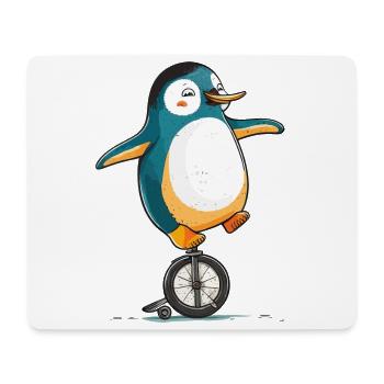 Circus Penguin - Mouse Pad (horizontal) - white - Front