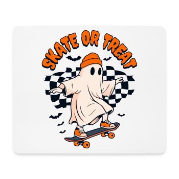 Patinez ou traitez Ghost Halloween - Tapis de souris (format paysage) - blanc - Devant