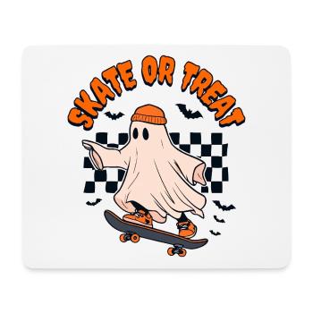 Patinez ou traitez Ghost Halloween - Tapis de souris (format paysage) - blanc - Devant