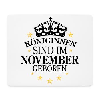 Königinnen November - Mousepad (Querformat) - Weiß - Vorne