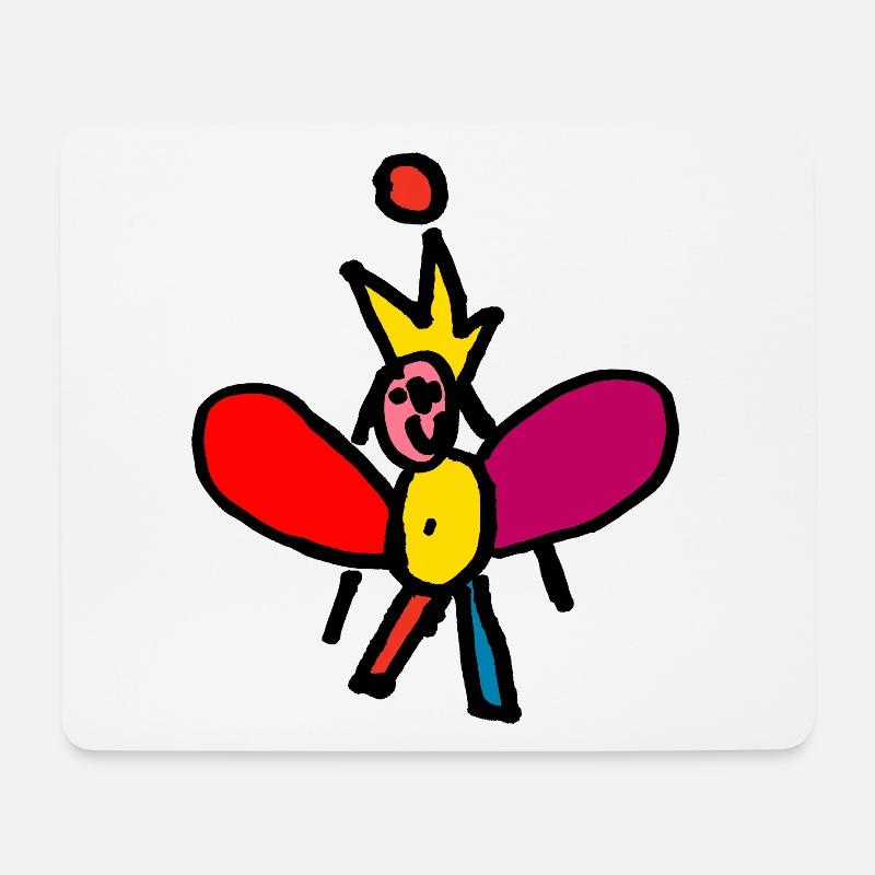 Elfenkönigin - Mousepad (Querformat) - Weiß