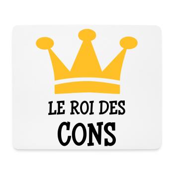 The King of Cons - Mouse Pad (horizontal) - white - Front