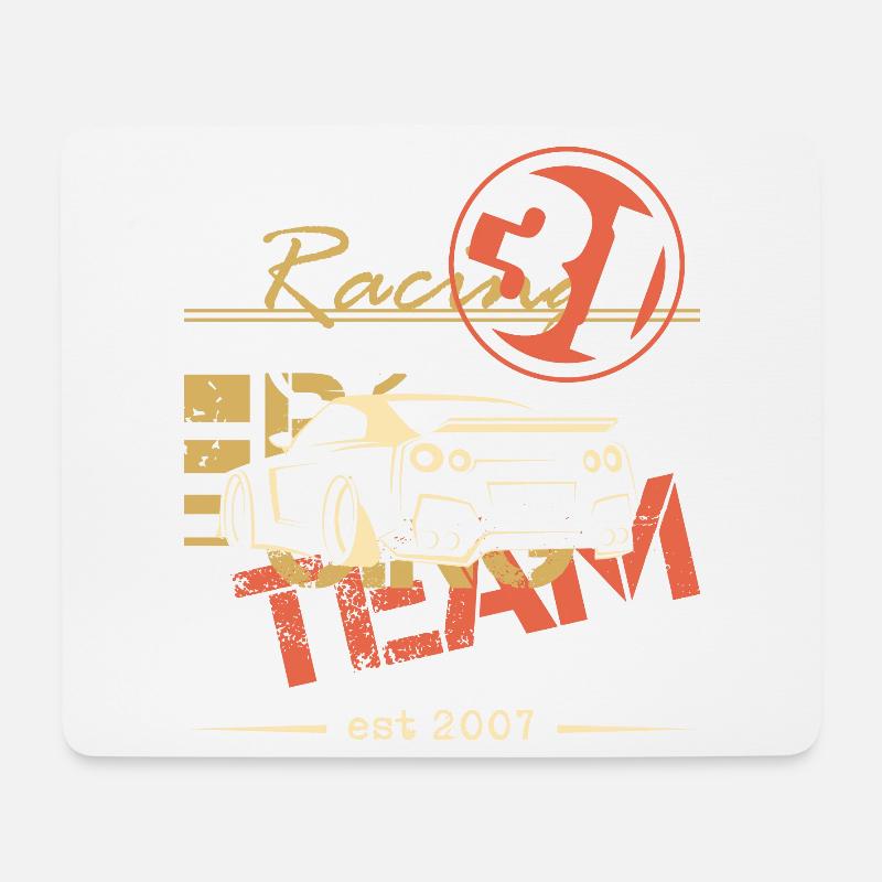 team racing gtr auto geschenkidee - Mousepad (Querformat) - Weiß