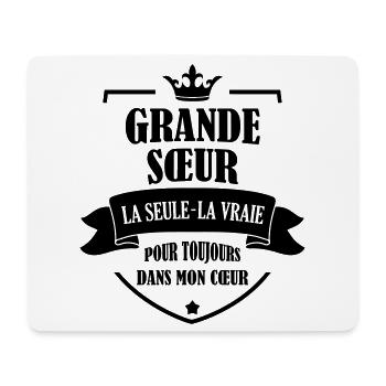 Schwester Sister Baby Geburtstag Geburt Familie - Mousepad (Querformat) - Weiß - Vorne
