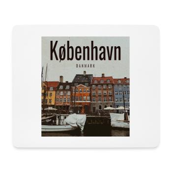 Copenhagen Harbour colours Nyhavn - Mouse Pad (horizontal) - white - Front