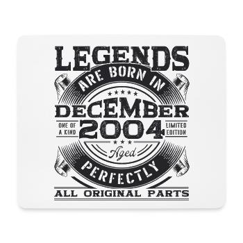 Original December 2004 18th Birthday Legend Man - Mouse Pad (horizontal) - white - Front