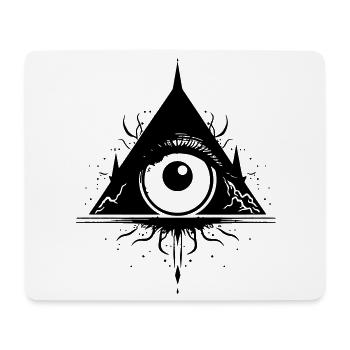 The Eye of Wisdom 2 - Mouse Pad (horizontal) - white - Front