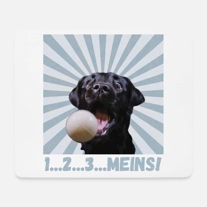 1...2...3...MEINS! - Mousepad (Querformat) - Weiß