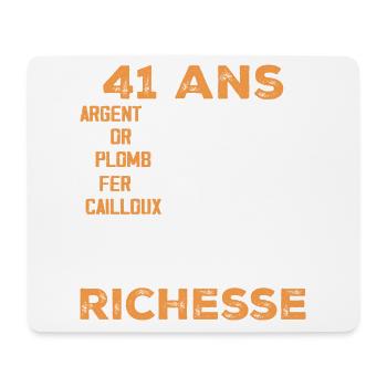41 Years Old Funny Birthday Gift 41 Years Old Gift - Mouse Pad (horizontal) - white - Front