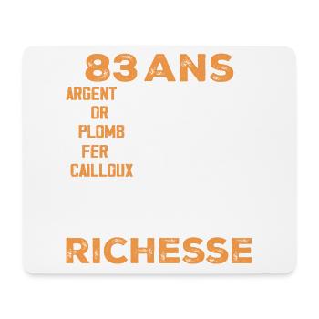 83 Years Old Funny Birthday Gift 83 Years Old - Mouse Pad (horizontal) - white - Front