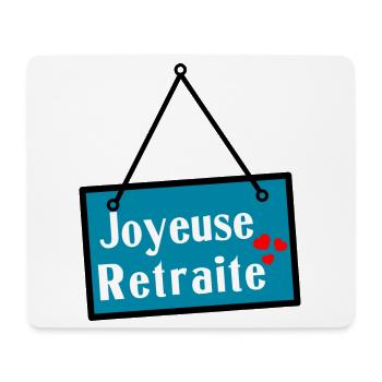 HAPPY RETREAT. RETIREMENT - Mouse Pad (horizontal) - white - Front