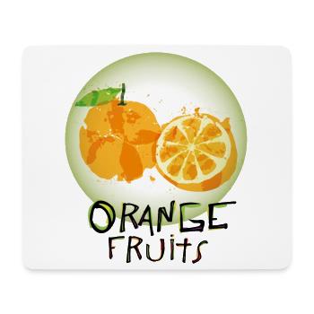 Orange Fruits - Mouse Pad (horizontal) - white - Front