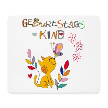 Birthday Girl, Happy Birthday - Mouse Pad (horizontal) - white - Front