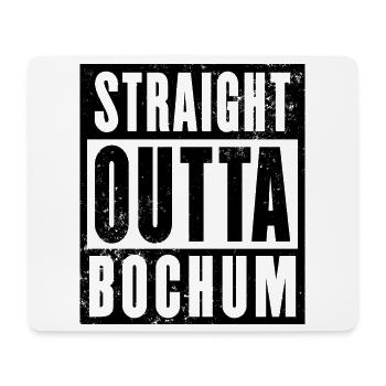 Straight outta Bochum Ruhrpott Ruhrgebiet - Mousepad (Querformat) - Weiß - Vorne