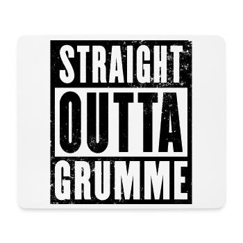 Straight outta Bochum Grumme Ruhrpott Ruhrgebiet - Mousepad (Querformat) - Weiß - Vorne