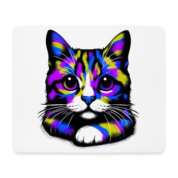 Cat - Mouse Pad (horizontal) - white - Front