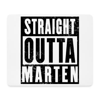 Marten, Dortmund Stadtteil, Ruhrgebiet, Ruhrpott, - Mousepad (Querformat) - Weiß - Vorne
