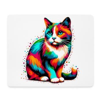 Cat - Mouse Pad (horizontal) - white - Front