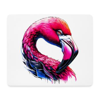 Flamingo - Mouse Pad (horizontal) - white - Front
