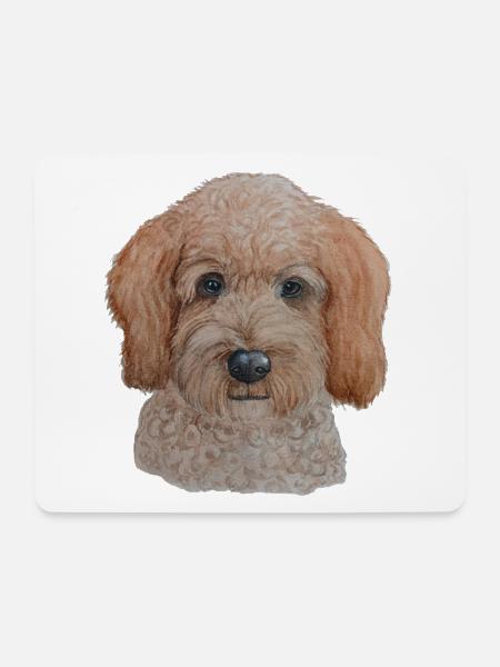 Labradoodle - Mousepad (Querformat) - Weiß