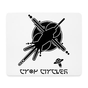Kosmischer Graffiti-Kornkreis - Mousepad (Querformat) - Weiß - Vorne