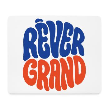 RÊVER GRAND - let's talk - Tapis de souris (format paysage) - blanc - Devant