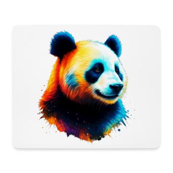 Panda - Mousepad (Querformat) - Weiß - Vorne