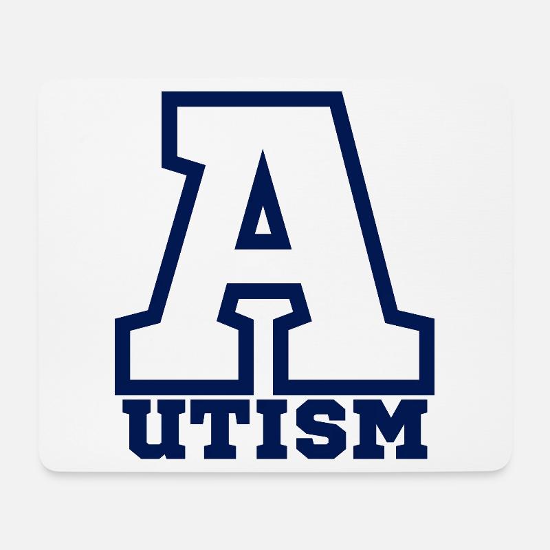 Autism - Mousepad (Querformat) - Weiß