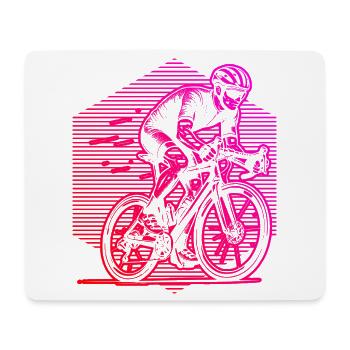A must-have for real road bikes - Mouse Pad (horizontal) - white - Front