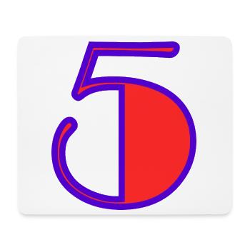 5. ANNIVERSARY. 5 YEARS. 5th ANNIVERSARY. CHILD. - Mouse Pad (horizontal) - white - Front