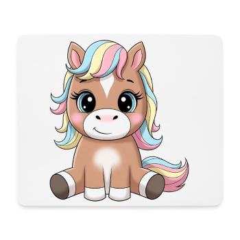 Pastellpony Kuschelpony Cartoon - Mousepad (Querformat) - Weiß - Vorne
