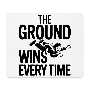 Fallschirmspringen lustiger Spruch Falschirm - Mousepad (Querformat) - Weiß - Vorne