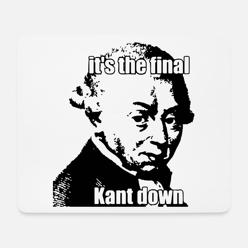 It´s the finale Kant down - Mousepad (Querformat) - Weiß