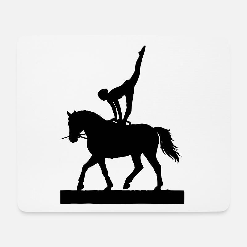 i love Volti - Mousepad (Querformat) - Weiß