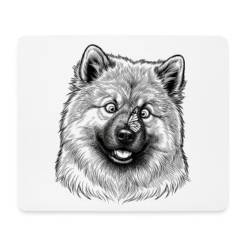 Eurasier | Butterfly - Mouse Pad (horizontal) - white - Front