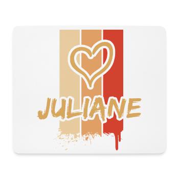 Geschenkidee Juliane - Mousepad (Querformat) - Weiß - Vorne