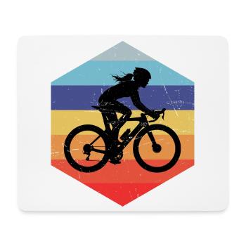 Cadeau du cyclisme sur route pour un cycliste sur route - Tapis de souris (format paysage) - blanc - Devant