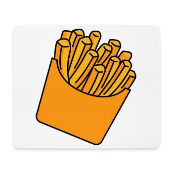 French Fries Illustration - Mouse Pad (horizontal) - white - Front
