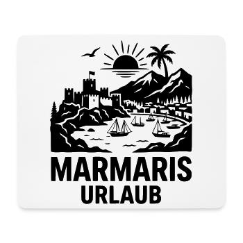 Marmaris Urlaub Türkei - Mousepad (Querformat) - Weiß - Vorne