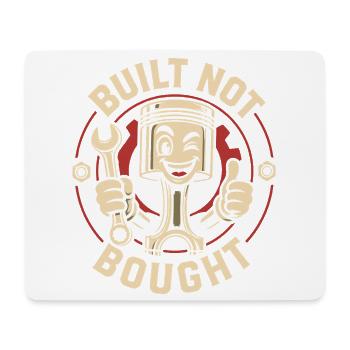Built Not Bought Turbo Screwdriver Humor - Mouse Pad (horizontal) - white - Front