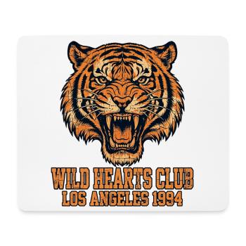 WILD HEARTS CLUB Los Angeles 1994 - Vintage Tiger - Mouse Pad (horizontal) - white - Front
