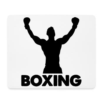 Boxing - Mousepad (Querformat) - Weiß - Vorne