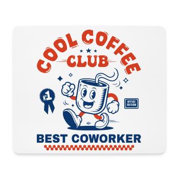 Coffee Club Kaffeeliebhaber-Kollegen-Geschenk - Mousepad (Querformat) - Weiß - Vorne